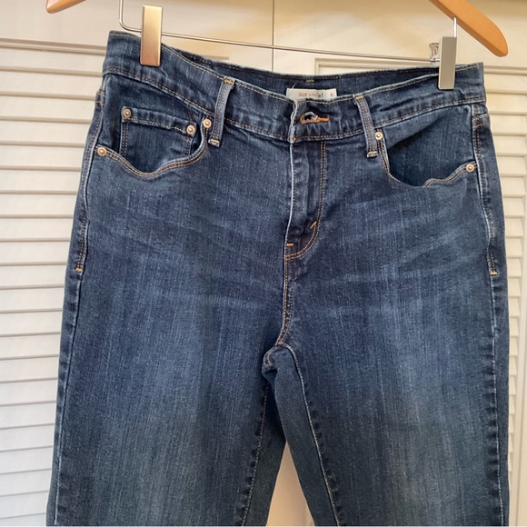 Levi’s 505 Straight Denim Blue Jeans, Size 6 - Picture 7 of 11